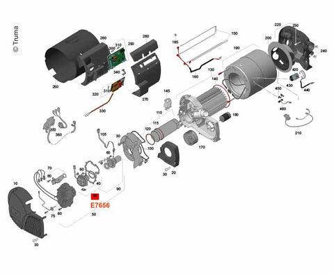 Motore ad aria comburente 12V