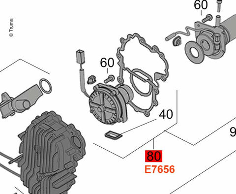 Motore ad aria comburente 12V