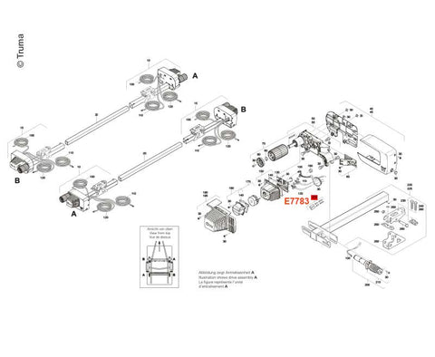 Kit di riparazione collegamento motore
