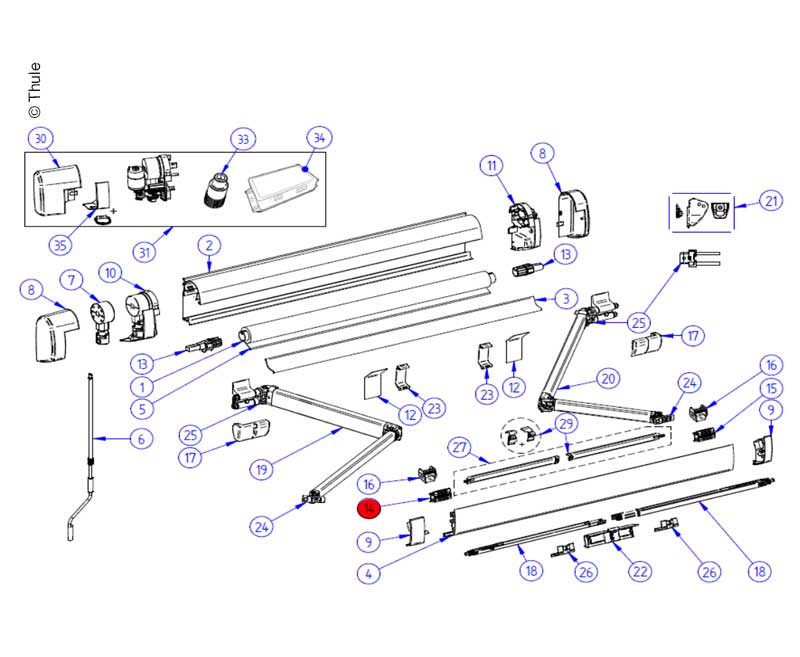 LH Conn Support Arm 5200