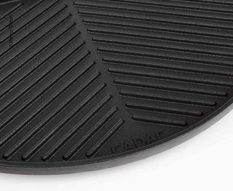 Piastra grill liscia per 2Cook