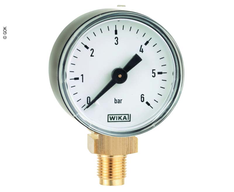 Manometer 0-10bar ET Caramatic Zweiflaschenanlage