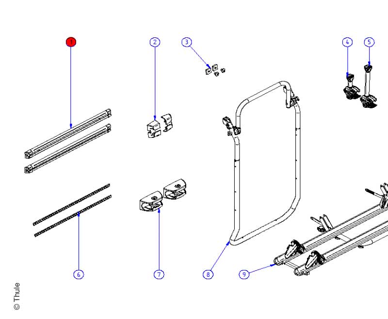 Mounting Rail Ducato 2007