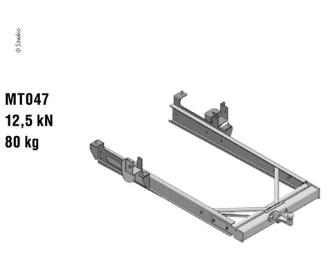 Gancio di traino MT047