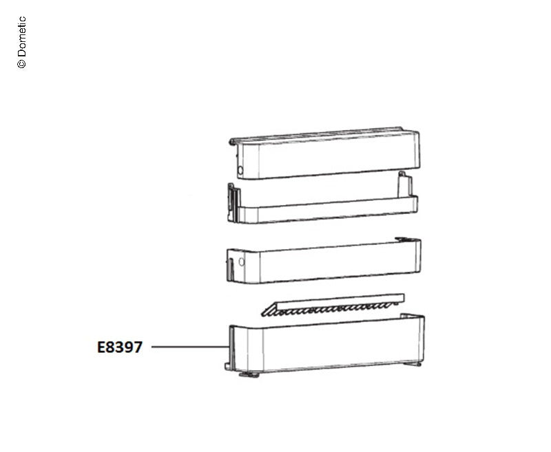 Etagere Flaschen Tür