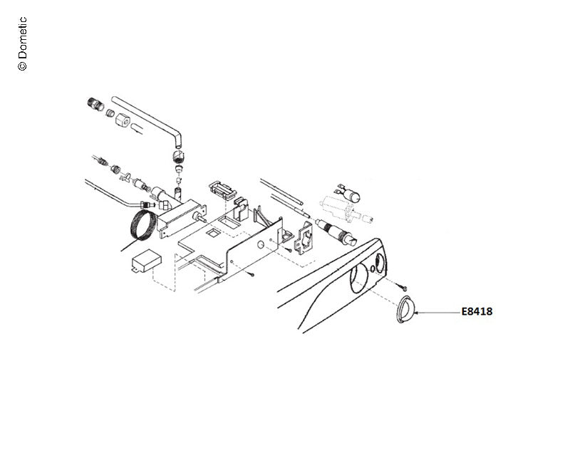 Drehknopf Thermostat RM7.