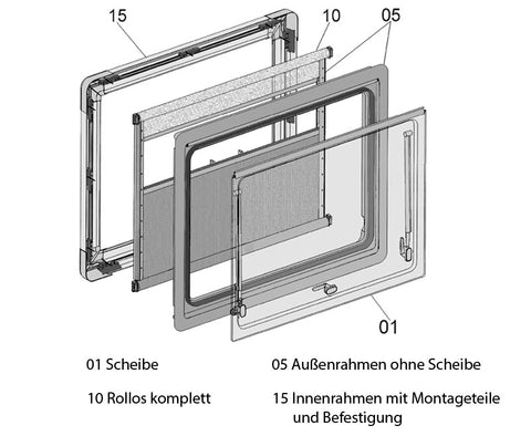 Sistema di tende a rullo S4.6 1000x700