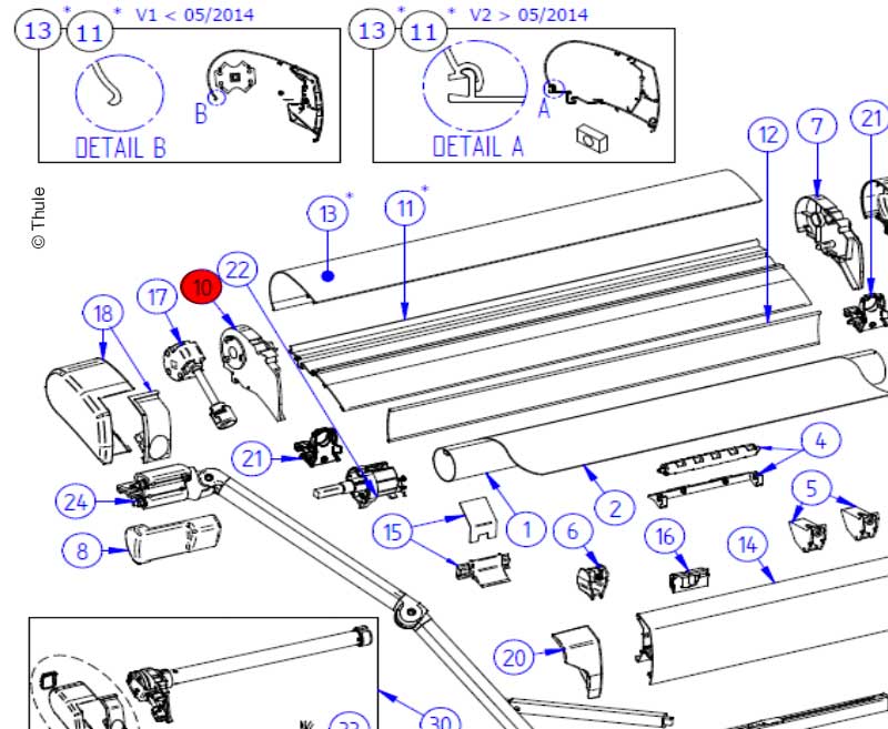 LH Endcap Assy O9200