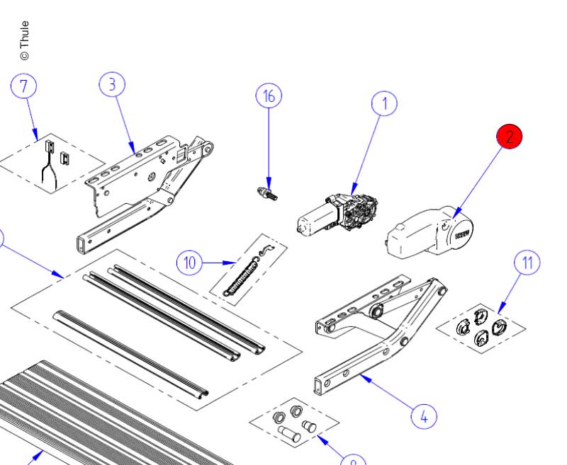 Motor Cover Single Step