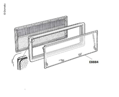 Finestra fissa S4 1450x600