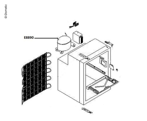 Compressore BD35F per MDC50