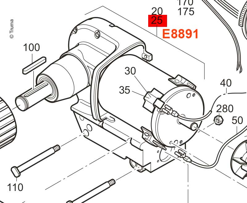 Motor/Getriebe"B"SE R TER