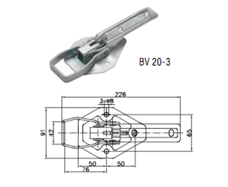 Winterhoff Bordwandverschluss BV 40-1