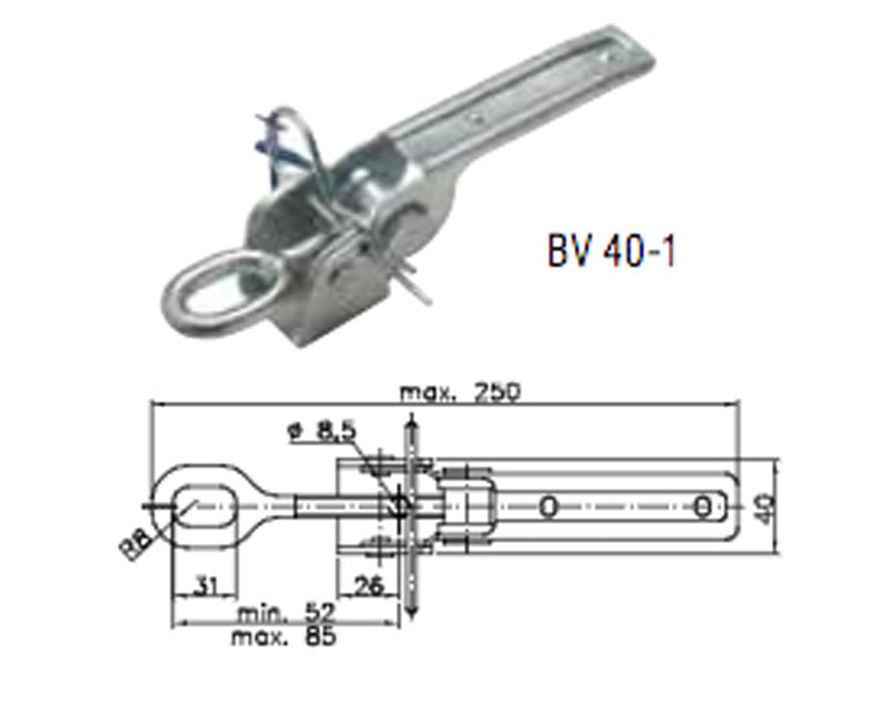 Winterhoff Bordwandverschluss BV 40-1