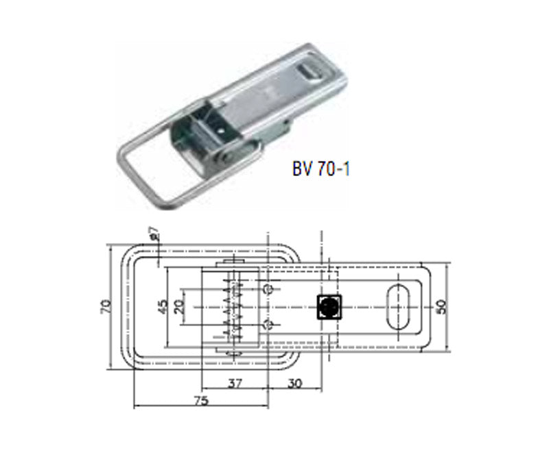 Winterhoff Bordwandverschluss BV 70-1