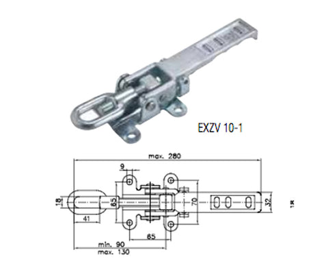 Serratura eccentrica Winterhoff EXZV 10-1