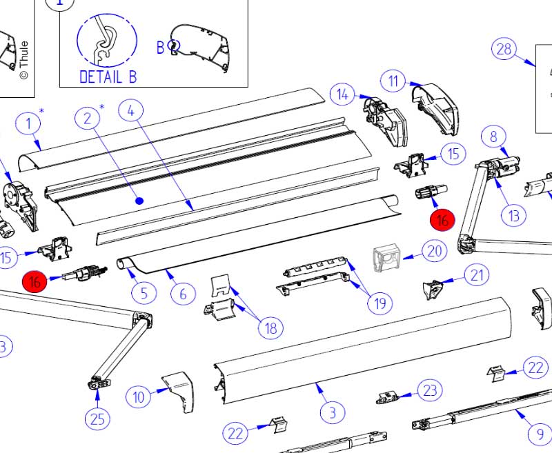 LH+RH Endcap RollTube6200