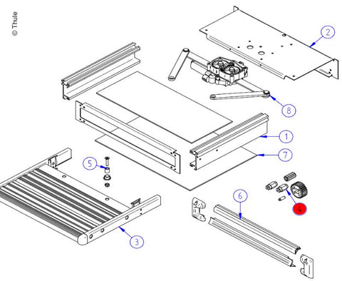 Rep.Kit Pinion Slide Out