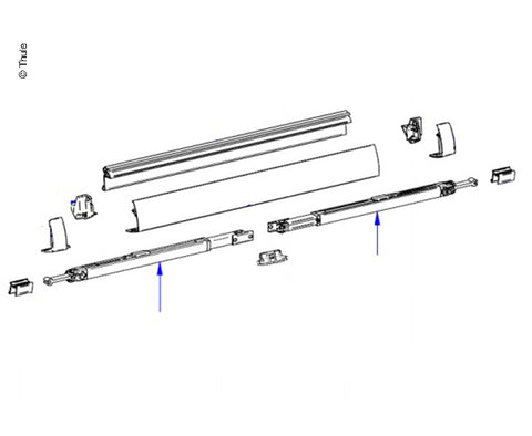 Gamba di supporto V2 2,6 m-XL 3x