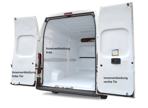 Pannelli di rivestimento interni Cover Plus Fiat Ducato e modelli identici, bianchi