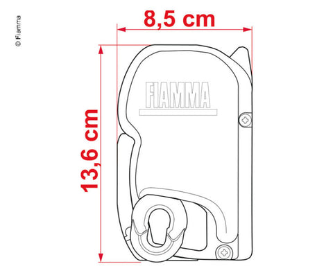 Store mural Fiamma F45 L pour grands camping-cars