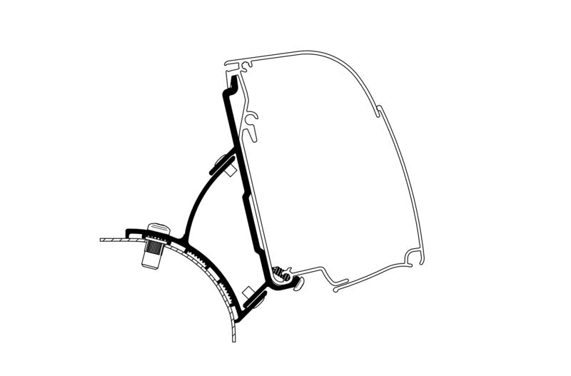 Markisenadapter für Thule 4200 - VW T5/T6 Minivan Fixed