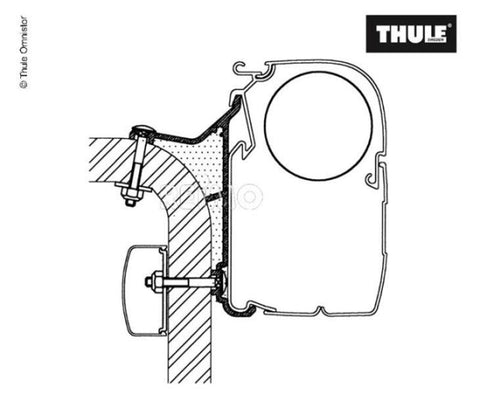 Adattatore per montaggio a parete della tenda da sole per Hymer Van B2