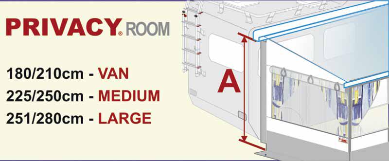 Privacy Room f.Fiamma Markise F45 + F1