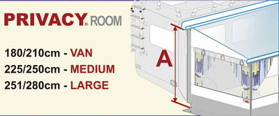 Privacy Room f.Fiamma Markise F45 + F1