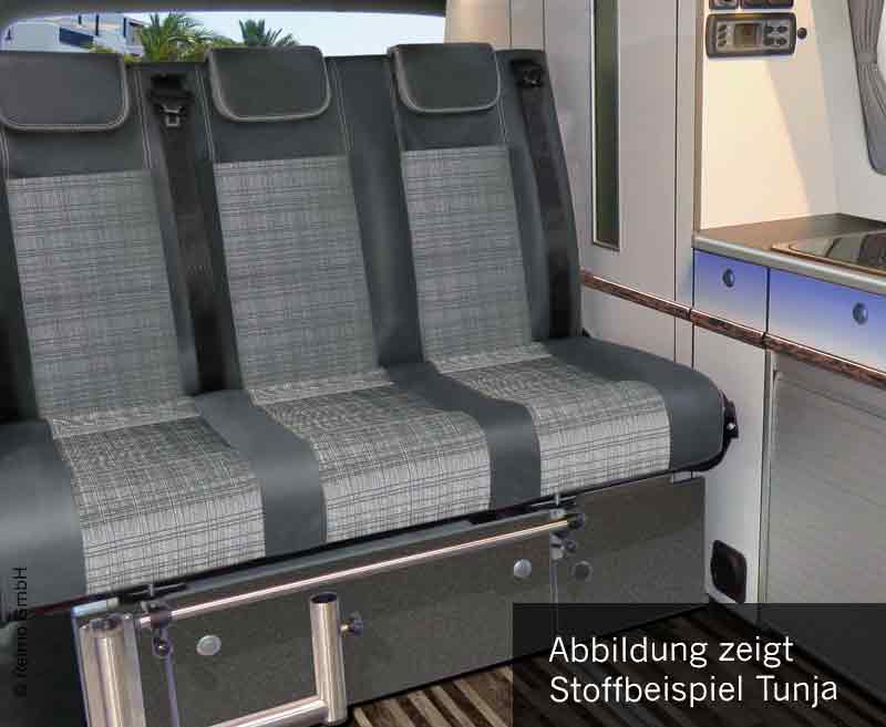 Schlaf-/ Sitzbank V3000 Gr.8 für Mercedes Vito LR Bj. 2015 - 3-sitzig