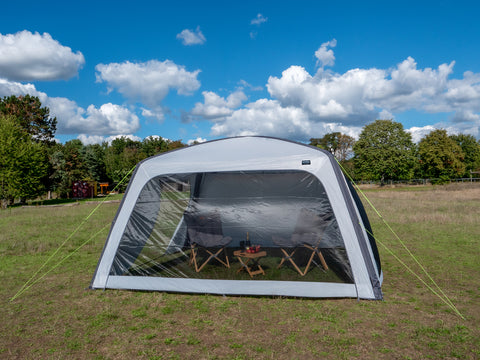 Gazebo gonfiabile/riparo per feste LINOSA con pareti laterali