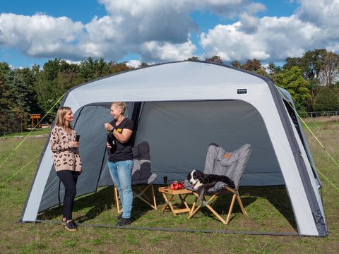 Gazebo gonfiabile/riparo per feste LINOSA con pareti laterali