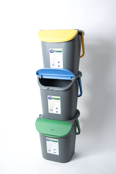 Poubelle 30 litres, empilable