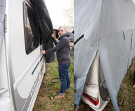 Housse de protection pour caravane largeur 2,5 m