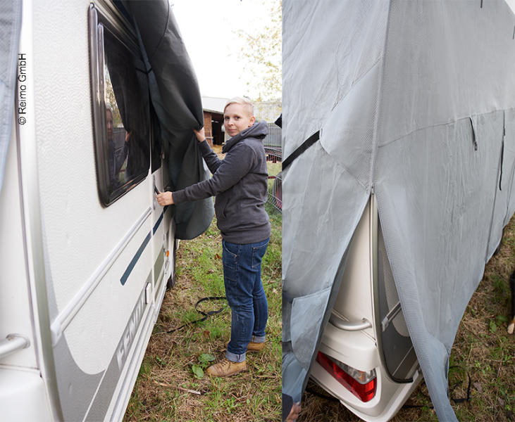 Wohnwagen Schutzhülle für Caravanbreite 2,5m